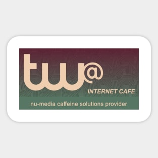 TW@ Internet cafe Sticker